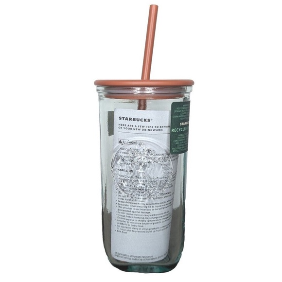 Starbucks Other - Starbucks Terracotta Recycled Glass Tumbler